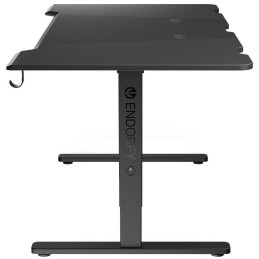 Endorfy herní stůl Atlas L / 150cm x 78cm / nosnost 80 kg / prostor na kabeláž / černý