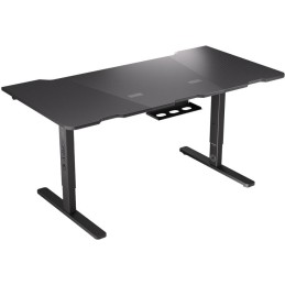Endorfy herní stůl Atlas L / 150cm x 78cm / nosnost 80 kg / prostor na kabeláž / černý