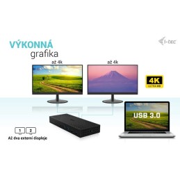 I-tec dokovací stanice Thunderbolt 4K/ USB 3.0/ 4x USB-A/ 2x USB-C/ 2x DP/ 3x HDMI/ LAN/ Power Delivery 100W