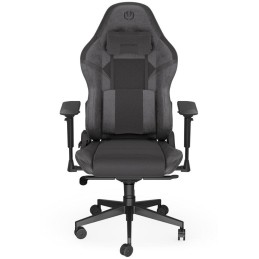 Endorfy herní židle Scrim BK / kombinace textil / kůže / černá