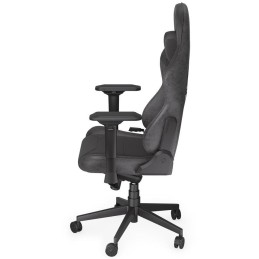 Endorfy herní židle Scrim BK / kombinace textil / kůže / černá