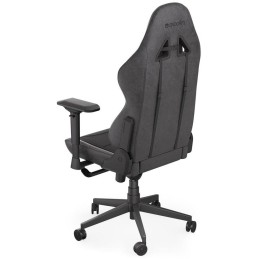 Endorfy herní židle Scrim BK / kombinace textil / kůže / černá