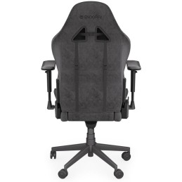 Endorfy herní židle Scrim BK / kombinace textil / kůže / černá