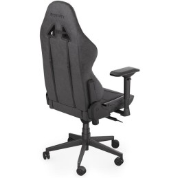 Endorfy herní židle Scrim BK / kombinace textil / kůže / černá