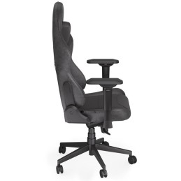 Endorfy herní židle Scrim BK / kombinace textil / kůže / černá