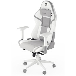 Endorfy herní židle Scrim OWH / kombinace textil / kůže/ bílá
