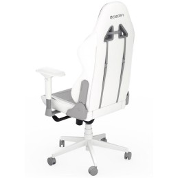 Endorfy herní židle Scrim OWH / kombinace textil / kůže/ bílá