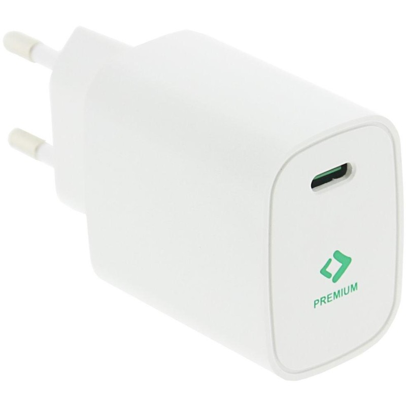 PATONA nabíječka/ USB-C/ vstup /100-240V/ výstup 5V/3.0A, 9V/2.22A, 12V/1.67A/ 20W Power delivery/ bílá