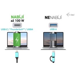 I-tec dokovací stanice Thunderbolt/ Dual display/ 4x USB 3.0/ 2x USB-C/ 2x DP/ 2x HDMI/ LAN/ Power Delivery 100W