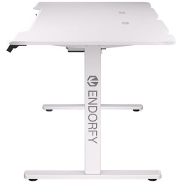 Endorfy herní stůl Atlas L electric OWH / 150cm x 78cm / nosnost 80 kg / elektricky výškově stavitelný (73-120cm) / bílý
