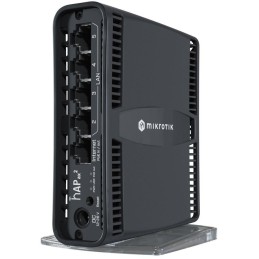 ROZBALENÉ - POUŽITÉ - MikroTik hAP ax2, 5x GLAN, 2.4+5Ghz, 802.11b/g/n/ac/ax Wi-Fi 6, PoE in/out, ROS 7, L4,  PSU, indoor