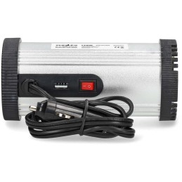 NEDIS měnič napětí/ modifikovaná sinusoida/ 12 V DC/230 V AC 50 Hz/ 150 W (300 W špička)/ USB-A/ 1x zásuvka type E