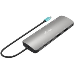 I-tec dokovací stanice USB-C Metal Nano/ 2x USB 3.2/ 2x USB 2.0/ 2x HDMI/ LAN/ Power Delivery 100W