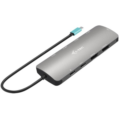 I-tec dokovací stanice USB-C Metal Nano/ 2x USB 3.2/ 2x USB 2.0/ 2x HDMI/ LAN/ Power Delivery 100W
