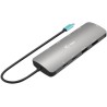 Stacja dokująca i-tec USB-C Metal Nano/ 2x USB 3.2/ 2x USB 2.0/ 2x HDMI/ LAN/ Power Delivery 100W