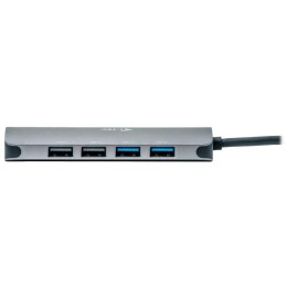 I-tec dokovací stanice USB-C Metal Nano/ 2x USB 3.2/ 2x USB 2.0/ 2x HDMI/ LAN/ Power Delivery 100W