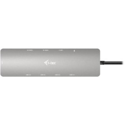 I-tec dokovací stanice USB-C Metal Nano/ 2x USB 3.2/ 2x USB 2.0/ 2x HDMI/ LAN/ Power Delivery 100W