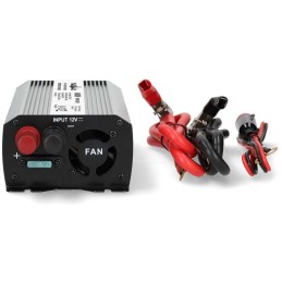 NEDIS měnič napětí/ modifikovaná sinusoida/ 12 V DC/230 V AC 50 Hz/ 600 W (1200 W špička)/ USB-A/ 1x zásuvka type E