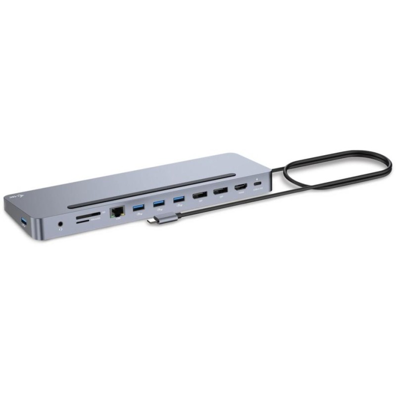 I-tec dokovací stanice USB-C Metal Ergonomic 4K/ 3x Display/ Power Delivery 100W