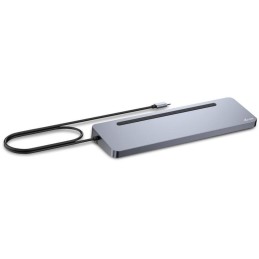 I-tec dokovací stanice USB-C Metal Ergonomic 4K/ 3x Display/ Power Delivery 100W + univerzální nabíječka 100W
