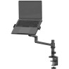 Neomounts DS20-425BL1 /Uchwyt na laptopa/komputer stacjonarny/11,6-17,3"/zacisk+przelotka/3 piny/nośność 5 kg/czarny