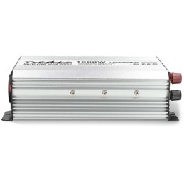 NEDIS měnič napětí/ modifikovaná sinusoida/ 24 V DC/230 V AC 50 Hz/ 1000 W (2000 W špička)/ USB-A/ 2x zásuvka type E