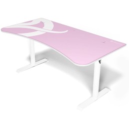 AROZZI herní stůl ARENA Gaming Desk White Pink