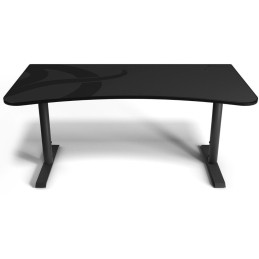 AROZZI herní stůl ARENA Gaming Desk Gunmetal Dark Grey