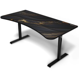 AROZZI herní stůl ARENA Gaming Desk Black Gold