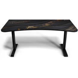 AROZZI herní stůl ARENA Gaming Desk Black Gold
