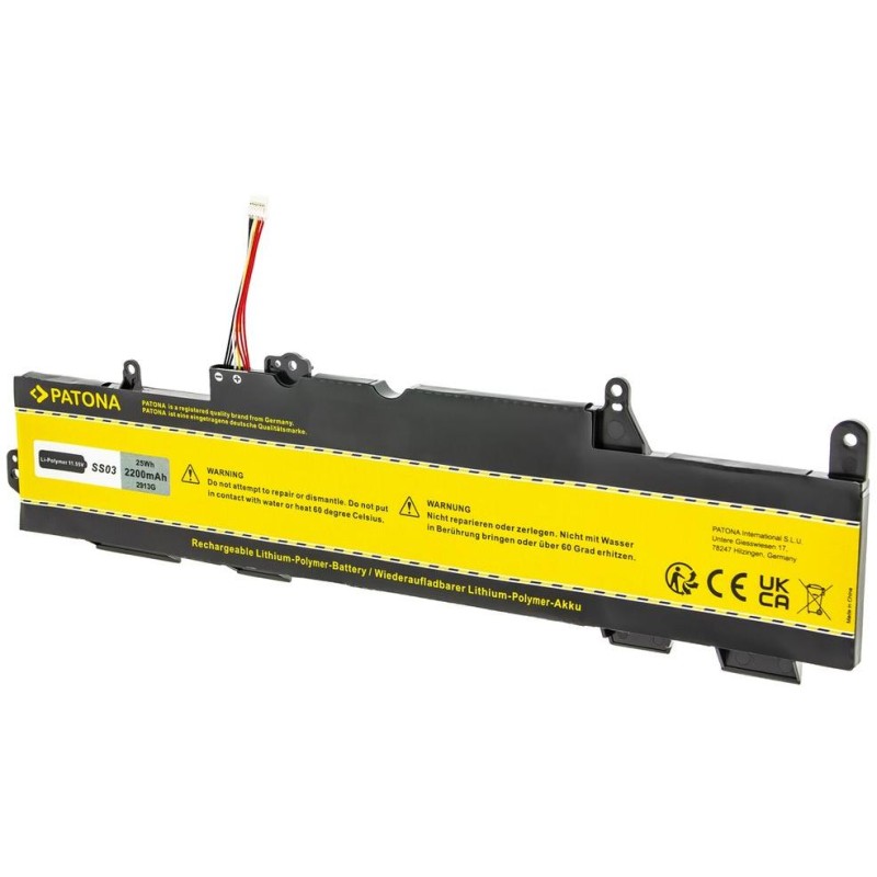 PATONA baterie pro ntb HP 840 G5/G6 2200mAh Li-Pol 11,55V SS03XL