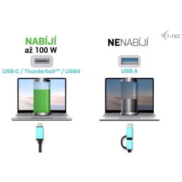 I-tec dokovací stanice Gen2 Thunderbolt 3/ 4K Dual display/ 4x USB 3.0/ 2x USB-C/ 2x DP/ 2x HDMI/ LAN/ PD 100