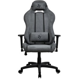 AROZZI herní židle TORRETTA Soft Fabric v2/ látkový povrch/ šedá popelavá