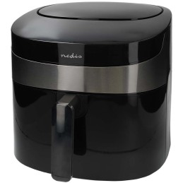NEDIS Wi-Fi chytrá horkovzdušná fritéza/ objem 7,2 L/ 240 min. časovač/ 8 přednastavených programů/ výkon 1800 W/ černá