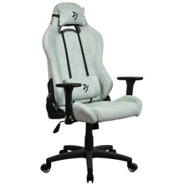 AROZZI herní židle TORRETTA Soft Fabric v2/ látkový povrch/ perlově zelená