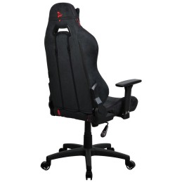 AROZZI herní židle TORRETTA SuperSoft/ látkový povrch/ černočervená