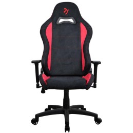AROZZI herní židle TORRETTA SuperSoft/ látkový povrch/ černočervená