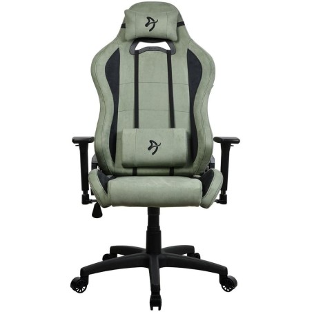AROZZI herní židle TORRETTA SuperSoft/ látkový povrch/ lesní zelená