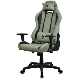 AROZZI herní židle TORRETTA SuperSoft/ látkový povrch/ lesní zelená