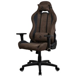 AROZZI herní židle TORRETTA SuperSoft/ látkový povrch/ hnědá
