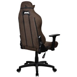AROZZI herní židle TORRETTA SuperSoft/ látkový povrch/ hnědá
