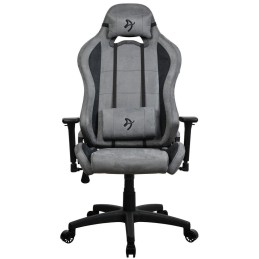 AROZZI herní židle TORRETTA SuperSoft/ látkový povrch/ antracitově šedá