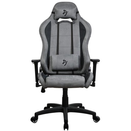 AROZZI herní židle TORRETTA SuperSoft/ látkový povrch/ antracitově šedá