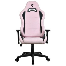 AROZZI herní židle TORRETTA SuperSoft/ látkový povrch/ růžová
