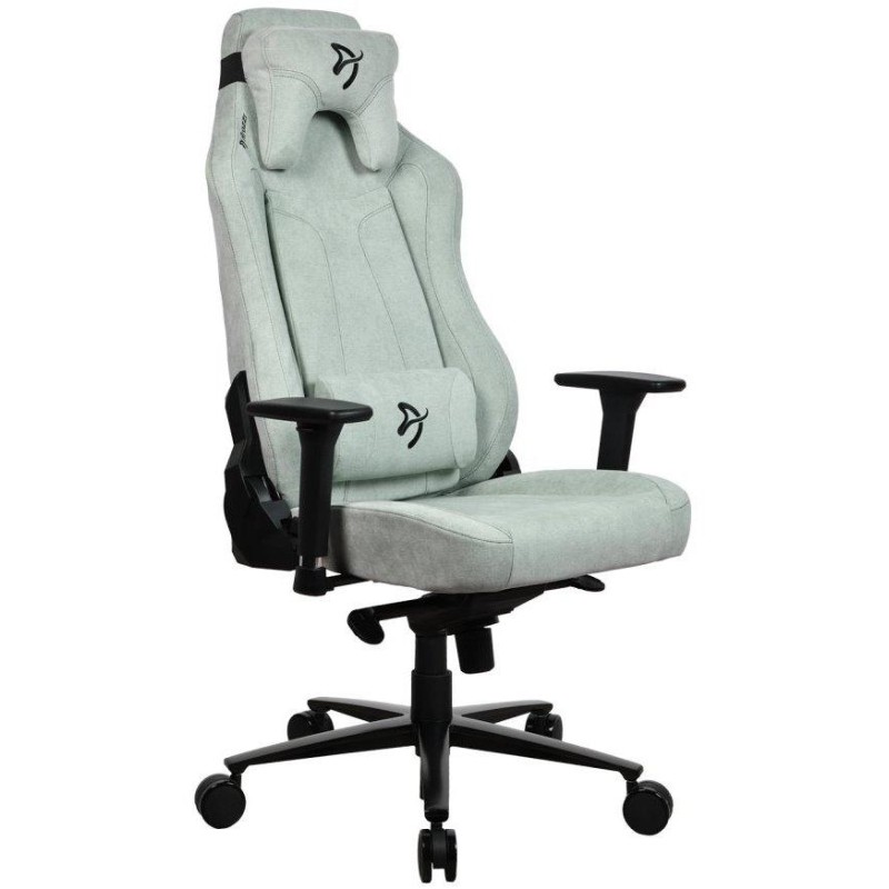 AROZZI herní židle VERNAZZA Soft Fabric Pearl Green/ povrch Elastron/ perlově zelená