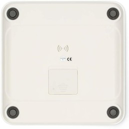 NEDIS chytrá osobní váha/ Bluetooth/ 16 měřících funkcí/ nosnost 180kg/ Android/ iOS/ ABS/ sklo/ bílá