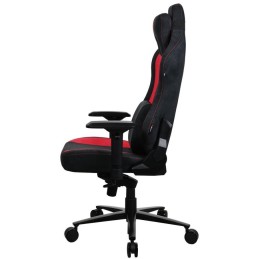 AROZZI herní židle VERNAZZA Supersoft Red/ látkový povrch/ černočervená