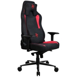 AROZZI herní židle VERNAZZA Supersoft Red/ látkový povrch/ černočervená