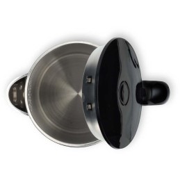 NEDIS rychlovarná konvice KAWK362EBK/ objem 1,7 l/ displej/ otáčení o 360°/ spotřeba 2200 W/ hliník/ plast/ černá