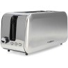 NEDIS topinkovač/ 2 otvory/ 7 úrovní nastavení/ funkce rozmrazování/ hliník/ 1450 W/ stříbrný